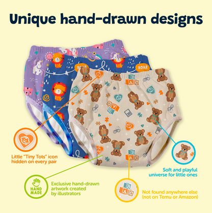 Potty Training Underwear - 3-Pack - Little Explorers 🧭
