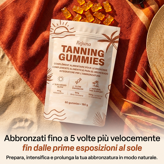 Gummies Acceleratrici dell'Abbronzatura